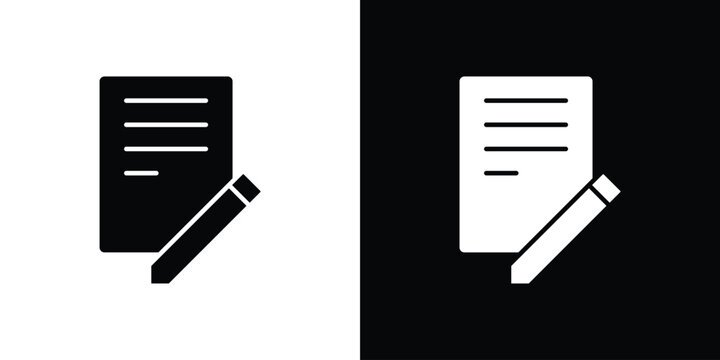 Register icon of a flat style vector