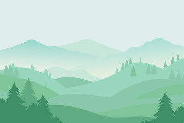 mountain landscape in the mountains