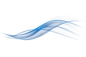 Abstract blue and white wave lines design on a black background for modern visuals