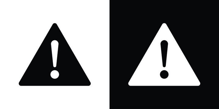 Risk icon of a flat style vector