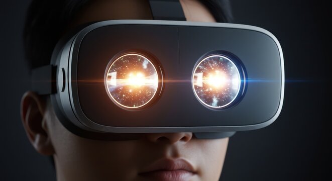 Immersive Virtual Reality Exploring New Worlds Through VR Headset