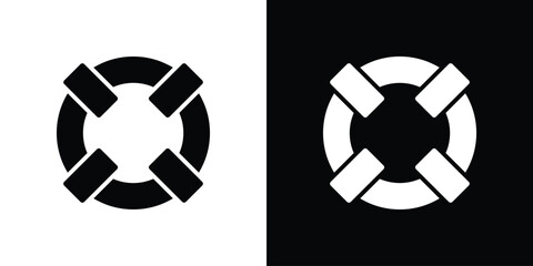 Rubber ring icon of a flat style vector © Vince