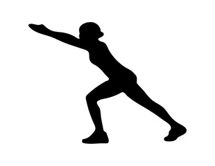 running man silhouette