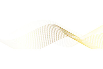 Elegant gold wave lines abstract design on black background for modern visuals