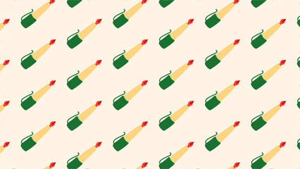 Pen icon pattern – girly back-to-school texture for notebooks, planners, and accessories.