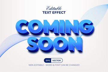 3d Blue Editable Text Effect.