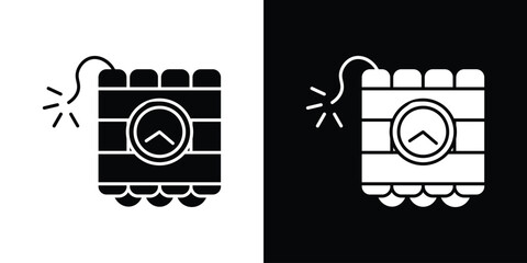 Time bomb icon of a flat style vector © Vince