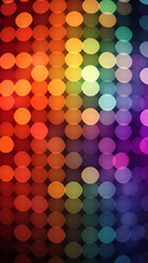 Colorful Textured Circles Pattern Background vertical