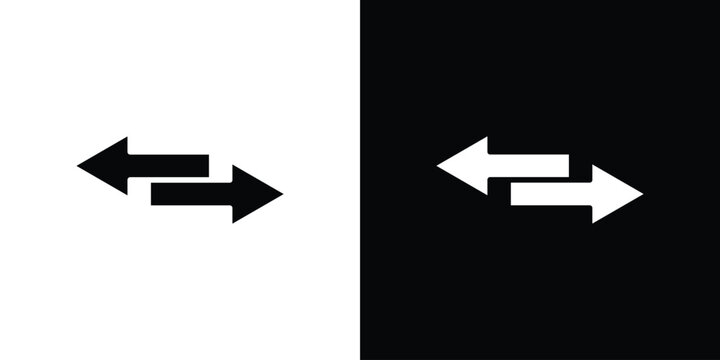 Transfer icon of a flat style vector