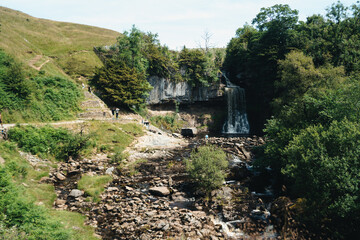  Ingleton waterfalls, Yorkshire Dales National Park, England, UK