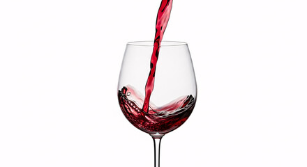 Photorealistic Beverage Collection: Liquids Being Poured into Glasses on Pure White Background - Realistic Drink Splash Images for Commercial and Editorial Use
