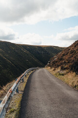 Chew Rd, while climbing Chew Reservoir at the Peak District National Park, England, UK