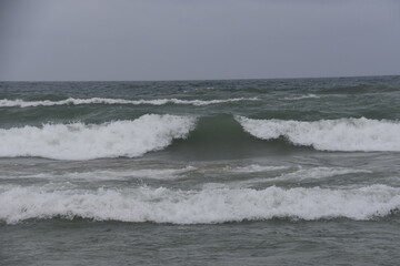 waves on the beach