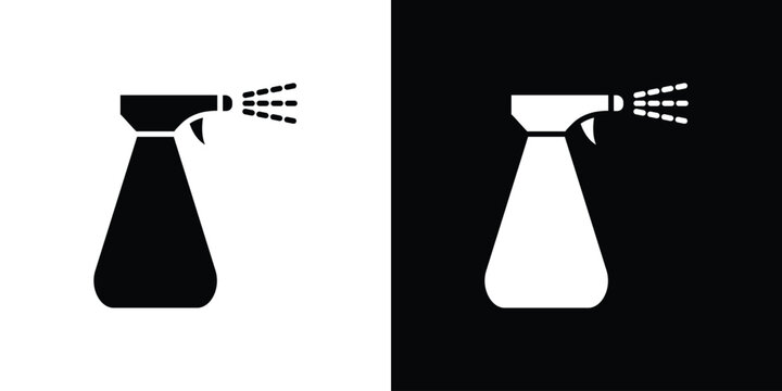 Water spray icon of a flat style vector
