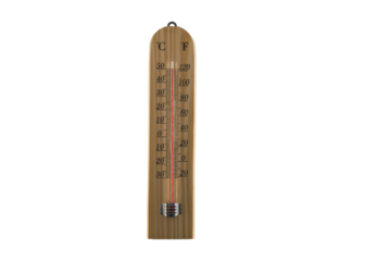 Thermometer shows extreme heat – symbol of heat wave or climate change. Midsummer heat: Outdoor thermometer shows over 40 degrees Celsius
