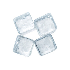 The Chilling Elegance Of Perfectly Formed Ice Cube Crystals