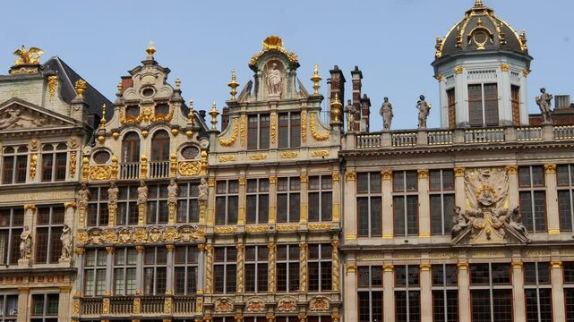 the grand place of brussels belgium 4k 25fps video