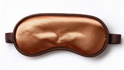 relaxing sleep mask for comfortable nights bedroom product top view isolated on white background