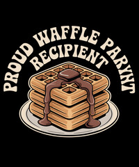 Severance Waffle Party Recipient Retro Funny