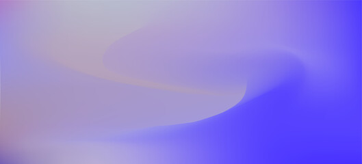 Airy and delicate abstract vector background with lavender, periwinkle, and pastel blue tones. Soft waves and smooth mesh create a dreamy look for fluid graphic design, liquid banner, 3d cover