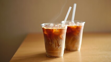 Refreshing Iced Coffee Two Cups of Summer's Cool Delight