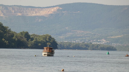 boat on the lake