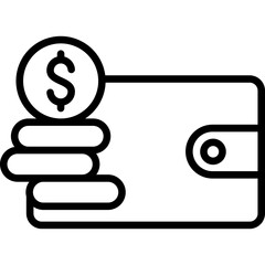 Finance line icon