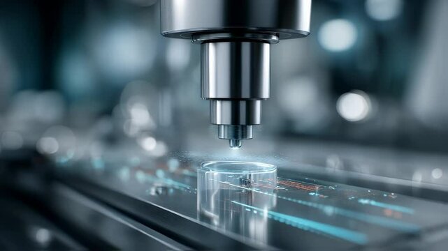 Advanced 3d printing technology is revolutionizing manufacturing, creating complex and customized products with precision and efficiency in a modern factory setting