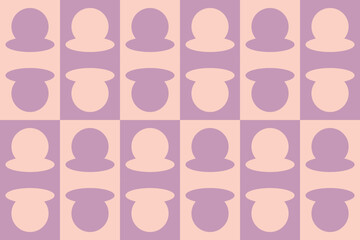 Circle Shapes and Designs Purple Colors Geometric Pattern Abstract Background Geometric Background