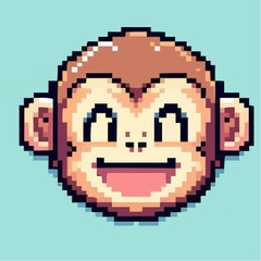Obraz premium alternative digital art of a smiling monkey 95