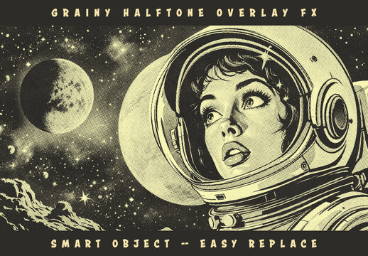 Halftone Overlay FX for Photoshop