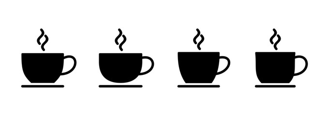 Obraz na płótnie Canvas coffee cup icon vector. cup a coffee sign and symbol