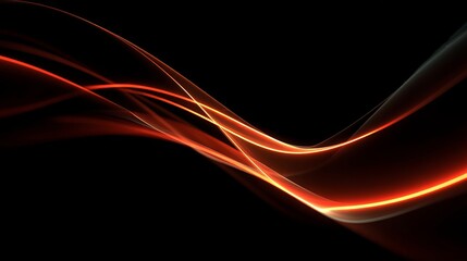 Abstract Orange and Black Dynamic Swirling Lines Elegant Design Background Modern Digital Art Graphic Resource for Web Design Print Projects High Resolution Image Perfect for      