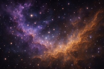 Spectacular deep space nebula featuring vibrant cosmic colors and stellar formation in distant galaxy