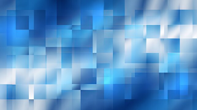 Abstract Blue Square Background Modern Geometric Design Digital Art Graphic Resource for Website Banner Presentation Template Design Smooth Texture Subtle Gradient Shades Cool     