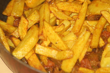 French Fries Close Up