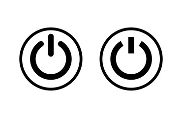 Power icon vector illustration. Power Switch sign and symbol. Electric power