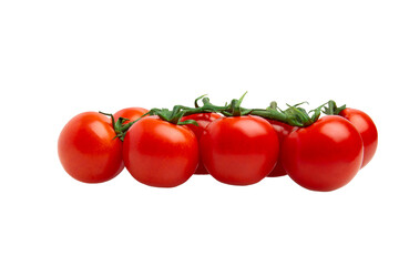 Vine tomatoes – PNG, front view, isolated on transparent background