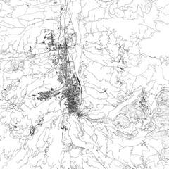 Naklejka premium 3D illustration of city and urban in Cosenza Italy