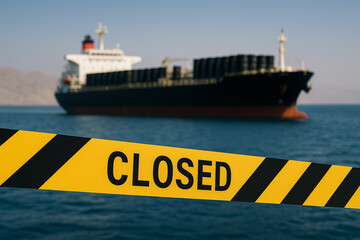 Strait blockage Oil Tanker  Closed Passage