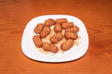 The popularity of croquettes grew in France during the 19th century,