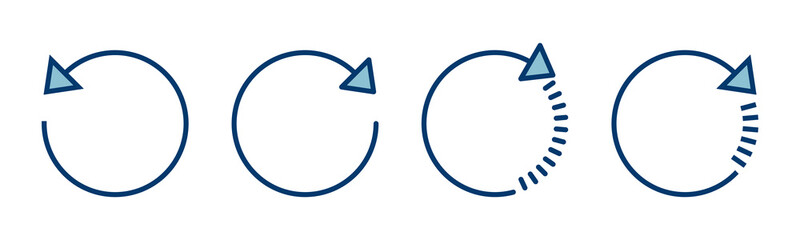 Refresh icon vector isolated on white background. Reload icon vector. Update icon. convert icon