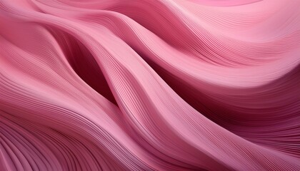 Obraz premium abstract pink wavy background with soft color transitions generative ai