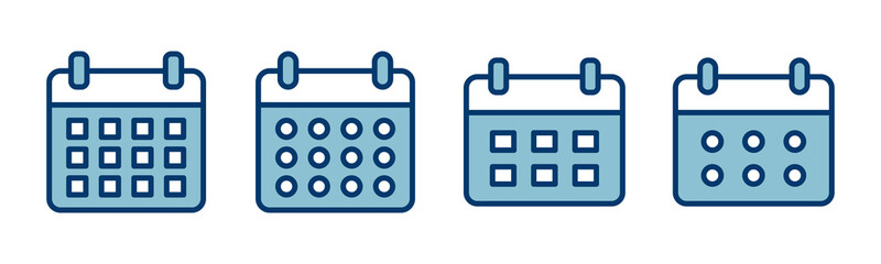 calendar icon vector isolated on white background. Calender symbol. Calendar vector icon. Deadline. Date. Time
