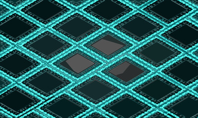 Abstract illustration of techno background, semiconductor