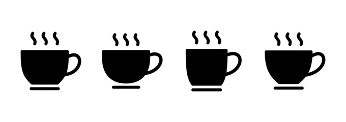 coffee cup icon logo design. cup a coffee sign and symbol