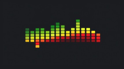 Colorful Equalizer Illustration