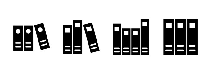 Library icon logo design. education sign and symbol