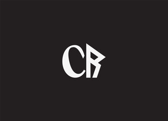 CR creative initial logo design and letter logo