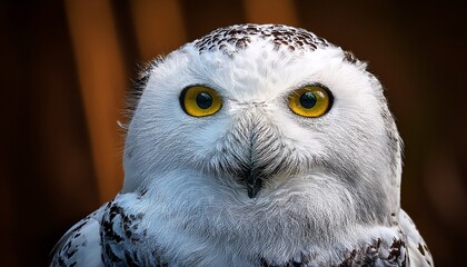 Obraz premium snowy owl portrait